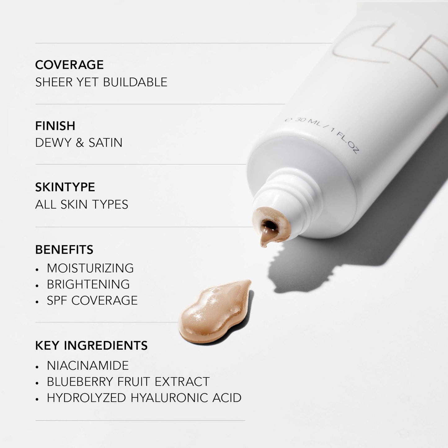 CLE Cosmetics CCC Cream (Neutral Light 103 / SPF 50) - Color Correcting CC Cream with Sunscreen - Lightweight, Hydrating, Light to Medium Coverage Foundation - BB & CC Cream Hybrid - 1 fl oz