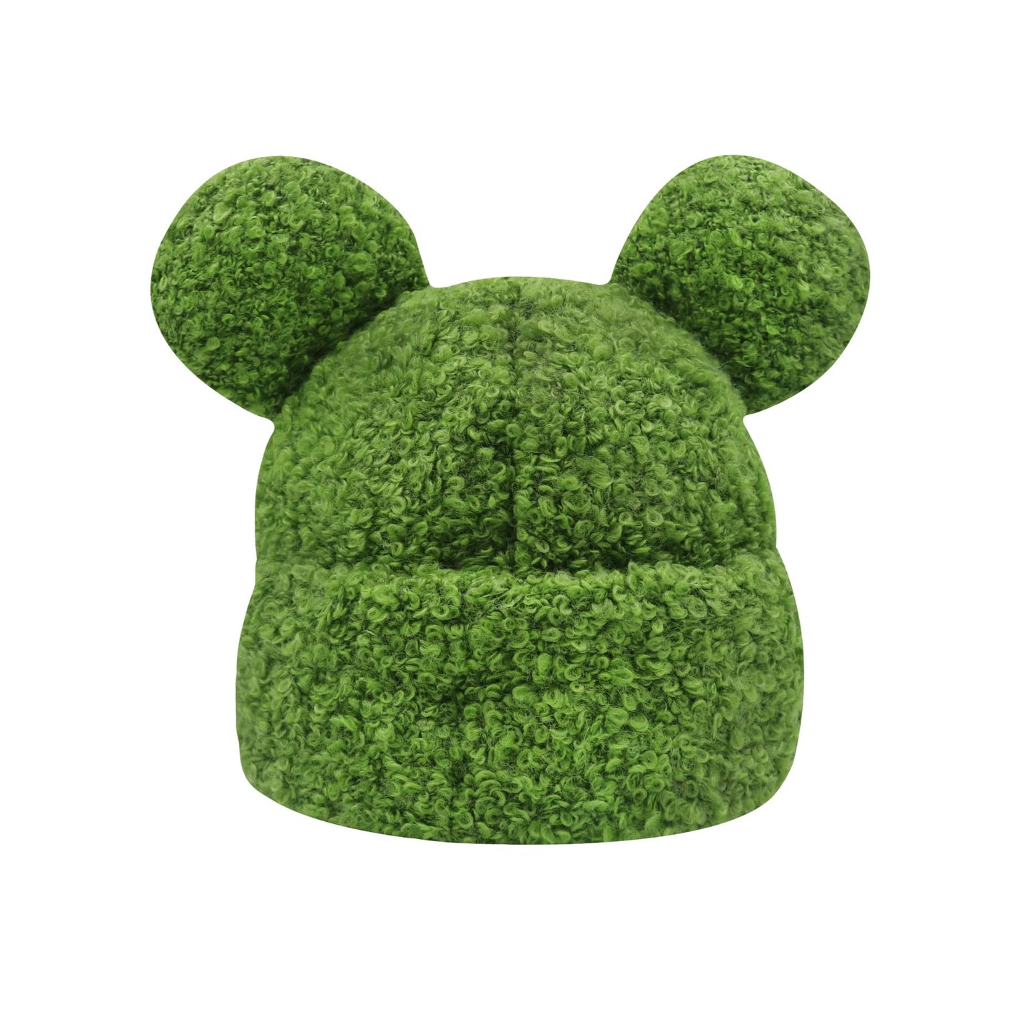 BOLLEY JOSS Womens Winter Beanies Cute Woollike Knitted Frog Hat Women Lady Girl Crochet Sheep Christmas Hats