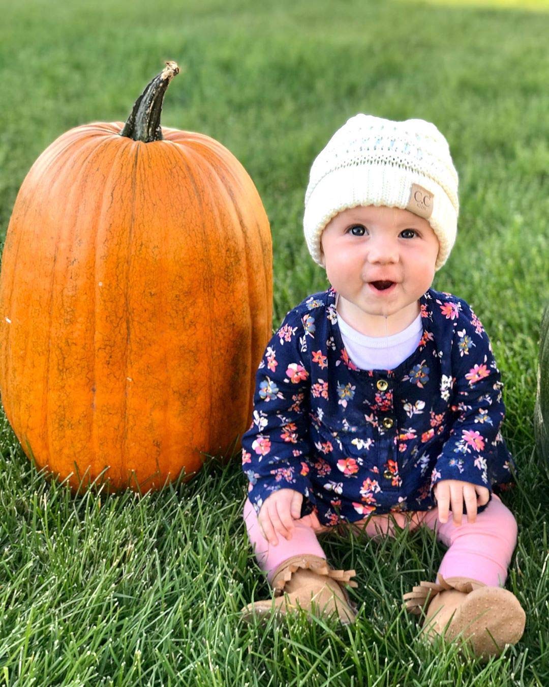 Funky Junque Kids Beanie (NO POM) - Ivory