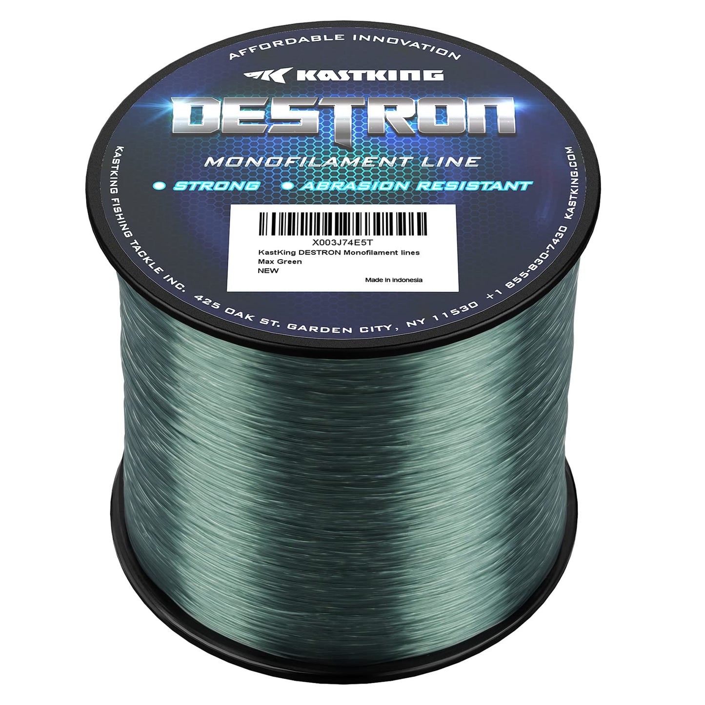KastKing Destron Mono Fishing Line Max Green 8 LB,3191YDS