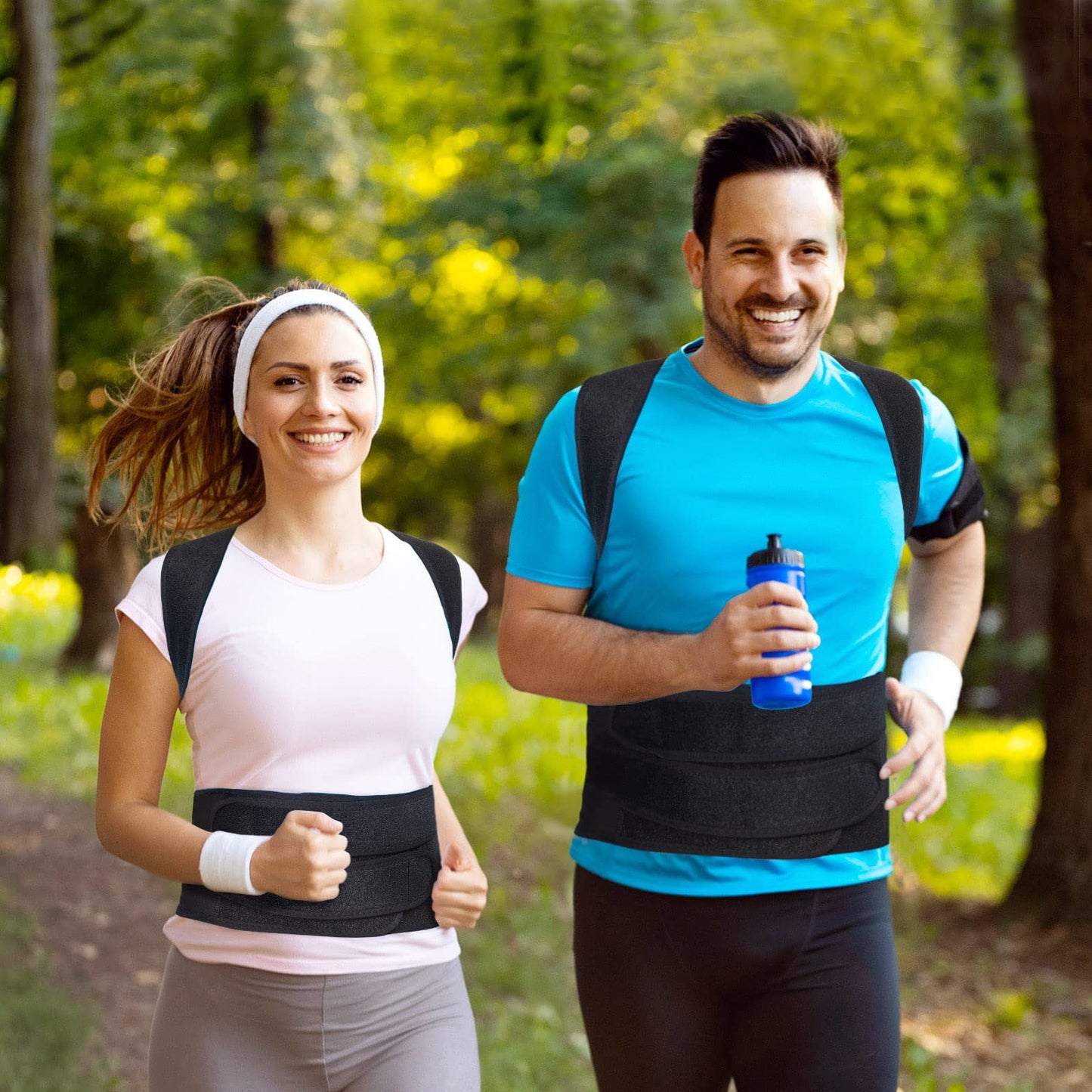 DIANMEI Back Brace Posture Corrector for Women and Men, Back Braces for Upper and Lower Back Pain Relief, Adjustable and Fully Back Support Improve Posture and Lumbar Support(XXL, 43"-49" Waist)