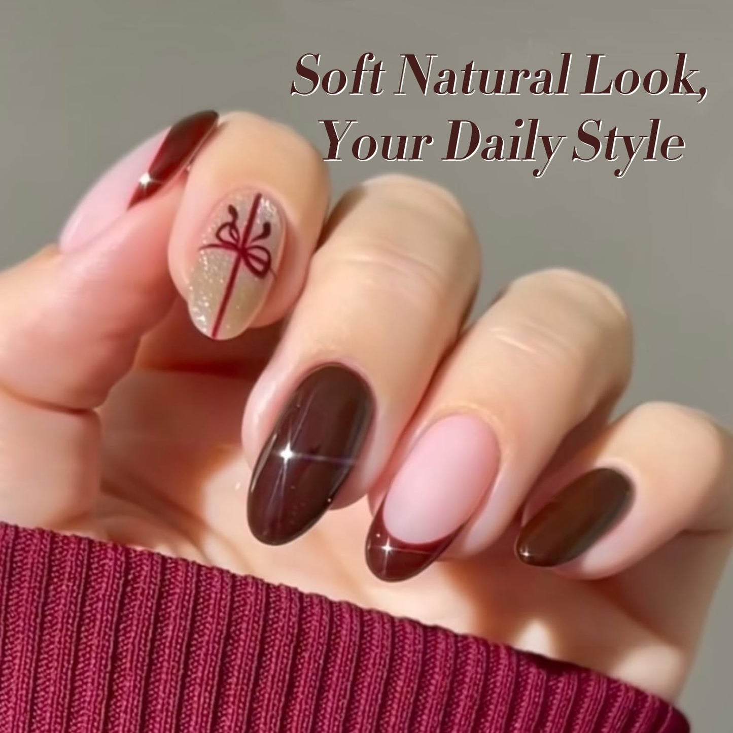 BORN PRETTY Dark Brown Gel Nail Polish Fall Winter Mocha Caramel Color Gel Polish Soak Off Gel Polish Nail Art Design Manicure Salon DIY Home 15ML