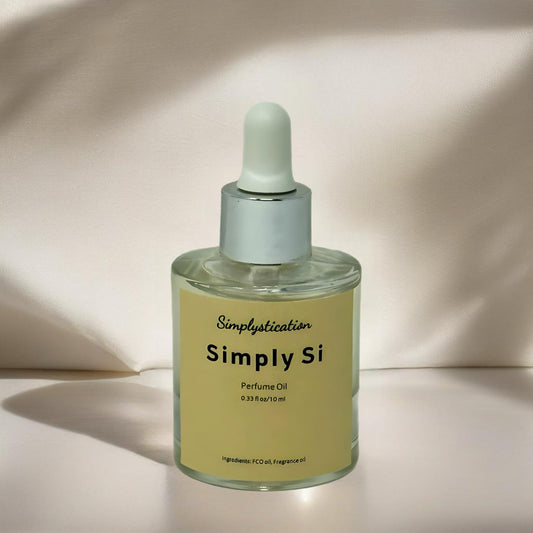 Simplystication – Alcohol-Free Skin Parfum for Women – Inspired by Si – Long-Lasting, Hydrating Eau de Parfum with MCT Liquid Coconut Oil – 1 oz (30 ml Dropper)