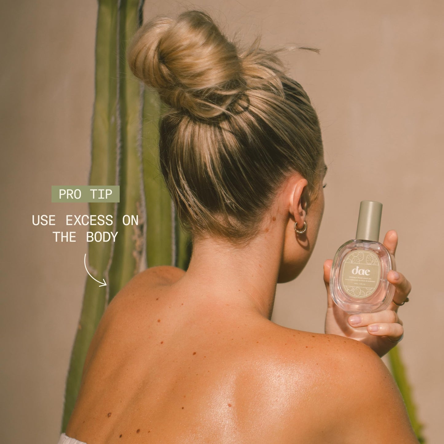 DAE Prickly Pear Hair Oil - Smooths Frizz, Hydrates, Prevents Breakage, Detangles, & Adds Shine (0.6 oz)