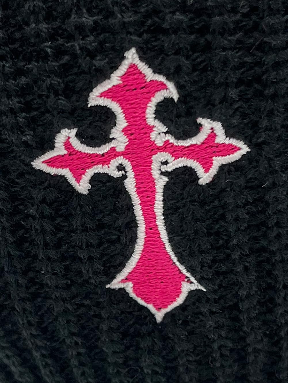 Balaclava Face Mask Winter Empty Top Ski Mask Knitted Full Face Cover for Outdoors (Black)