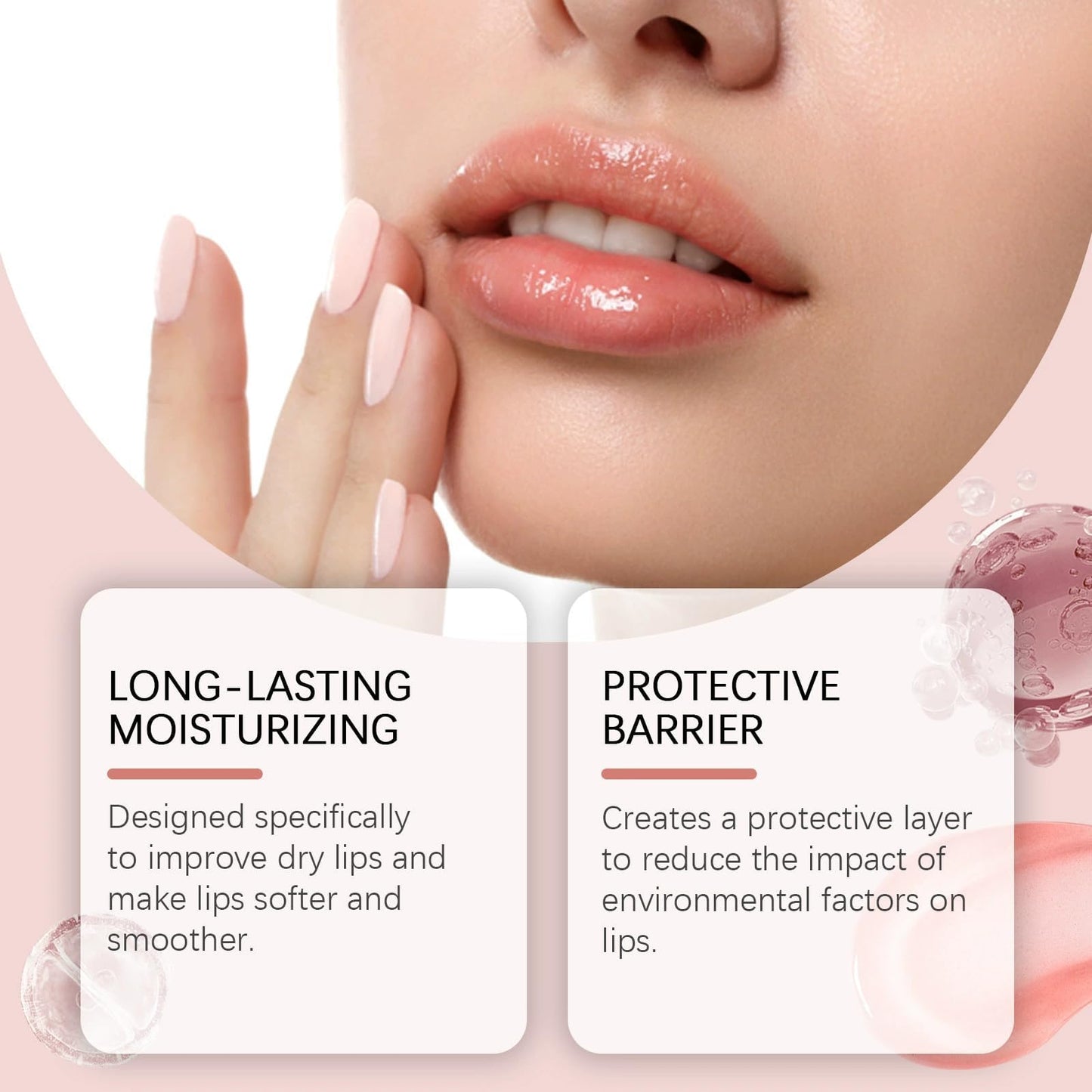 Jinshane Dark Lip Serum, Lip Lightening for Dark Lips Lip Brightener for Smokers Dark Lip, Dark Lips Lightening Treatment, Jinshane Lip Serum by Vitamin Extract, Lightens Dark Lips and Tightens (3PCS)