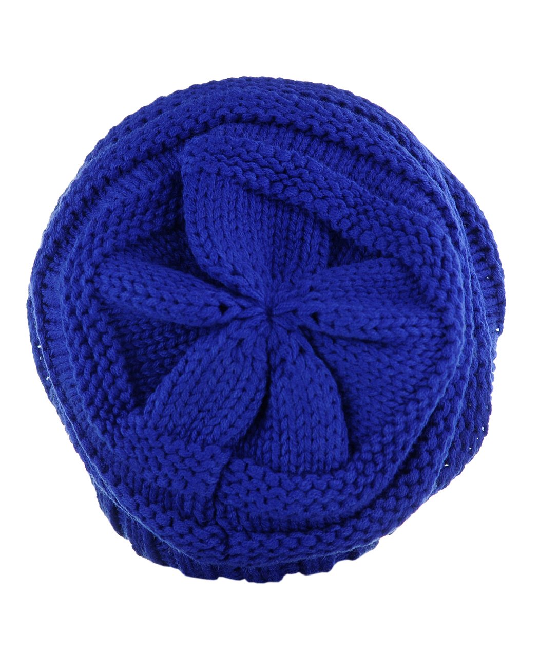 NYFASHION101 Oversized Baggy Slouchy Thick Winter Beanie Hat, Royal