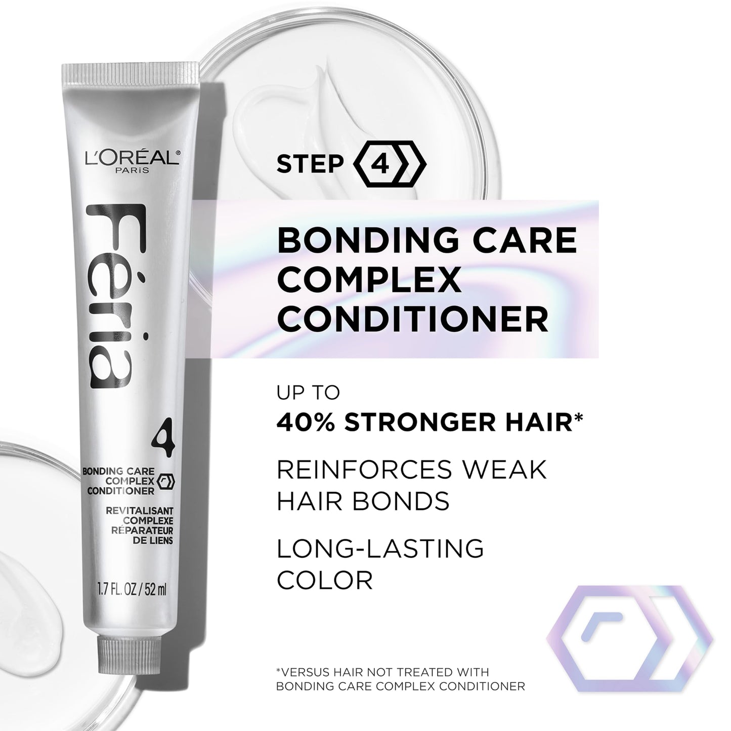 L'Oreal Paris Feria Multi-Faceted Shimmering Permanent Hair Color, 521 Cool Amethyst, Pack of 1 Hair Dye Kit