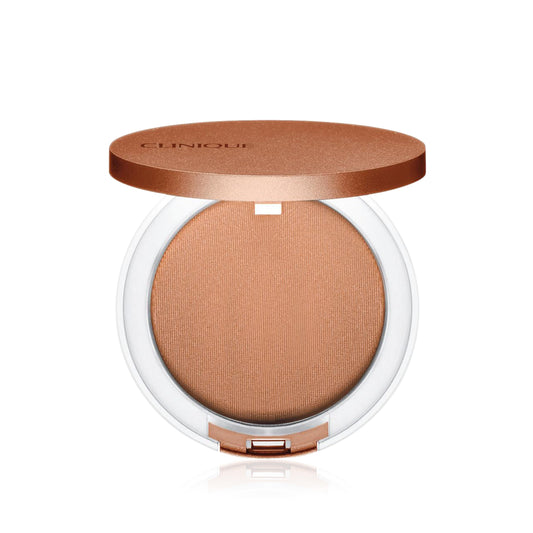 Clinique True Bronze Blendable Pressed Powder Bronzer | Sun-Kissed Glow + Natural Finish, Sunblushed, 0.33 Ounce