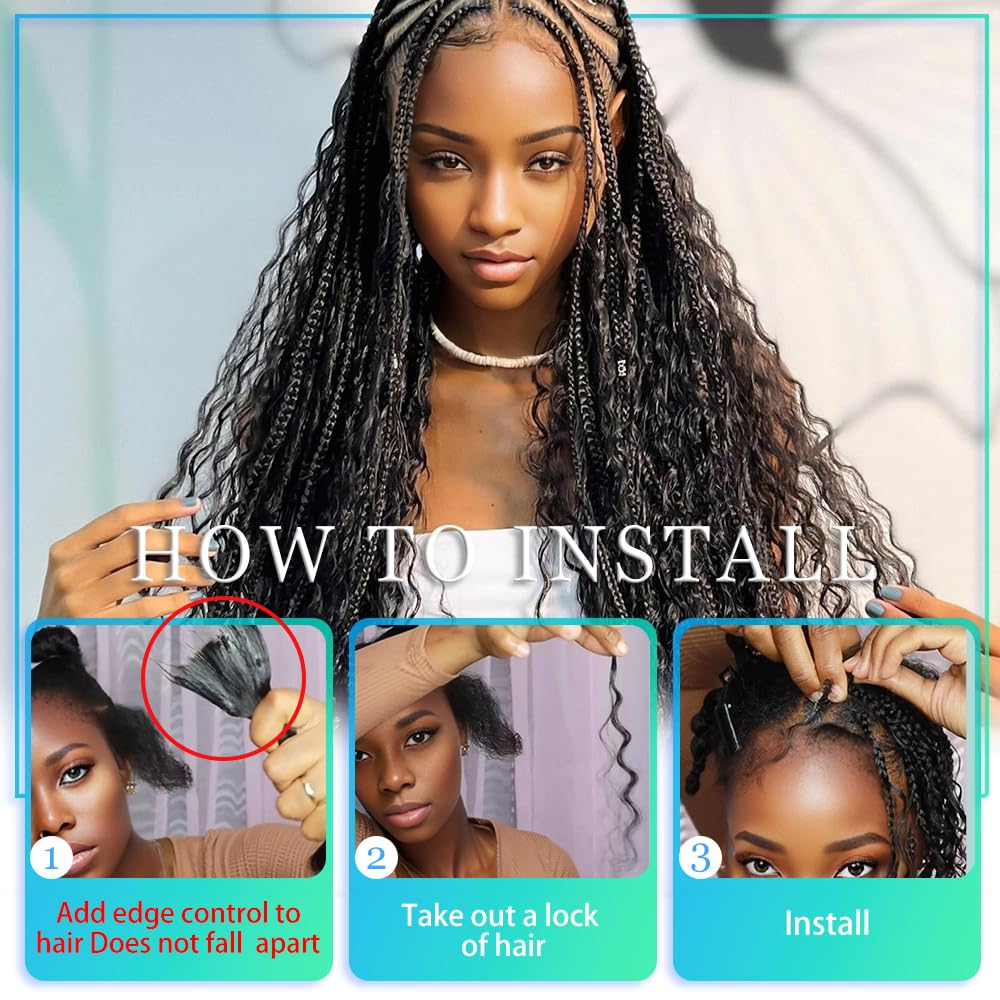 Blonde Human Braiding Hair for Boho Braids 18 Inch 100g Deep Wave Bulk No Weft Hair Extensions 27#