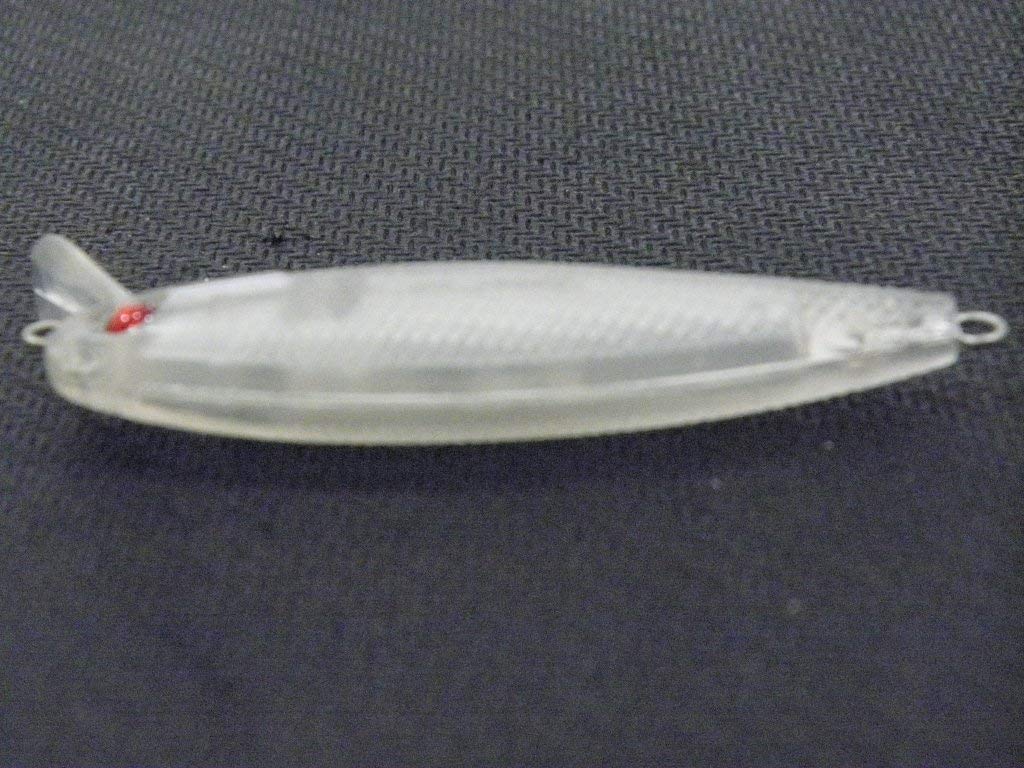 wLure 10 Blank Unpainted Minnow Crankbait Topwater Lipless Jerkbait Fishing Lures (UPM639P10)