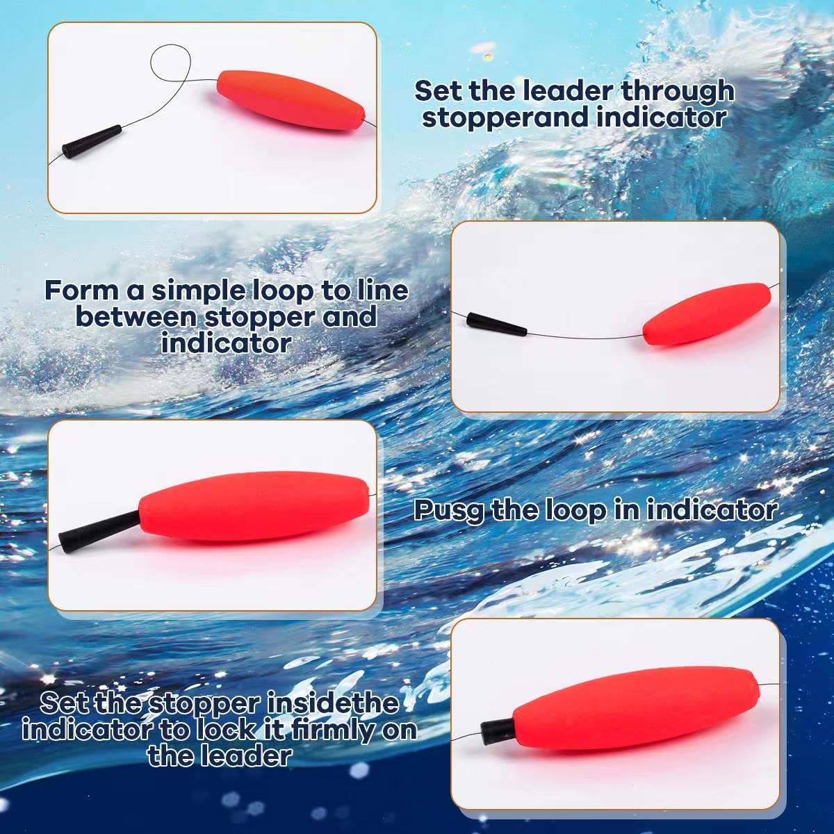 Narcissus Fishing Bobbers Floats for Catfish, Vibrant Hard Foam Fishing Peg Floats,Strong Buoyancy for Fishing Freshwater Saltwater,Perfect for Santee Catfish Rig