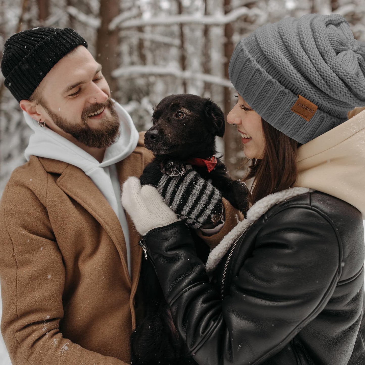 ZOORON Womens Winter Hat Slouchy Beanies for Women Cable Knit Winter Beanie Hats for Women Thick Cold Weather - Beanies Women
