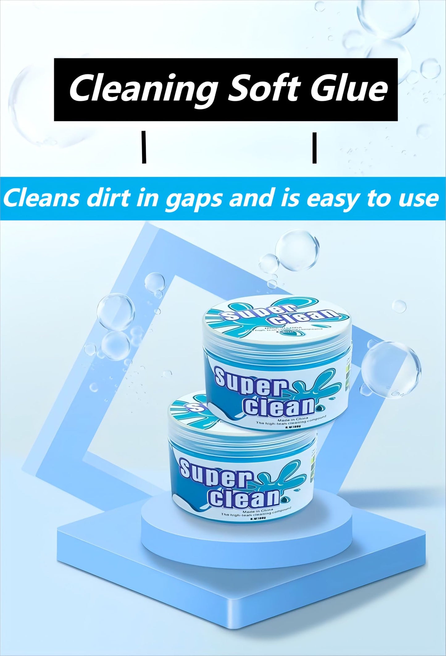 Xanadian Cleaning Gel for Car Detailing、Car Vent Cleaner Cleaning、Putty Gel Auto Car Interior Cleaner Dust Cleaning Mud for Cars and Keyboard Cleaner Cleaning Slime (70, Grams)
