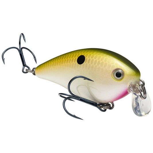 Strike King (HCKVDS1.5SH-517) KVD 1.5 Shallow Squarebill Fishing Lure, 517 - Tennessee Shad, 3/8 oz, Black Nickel Hooks