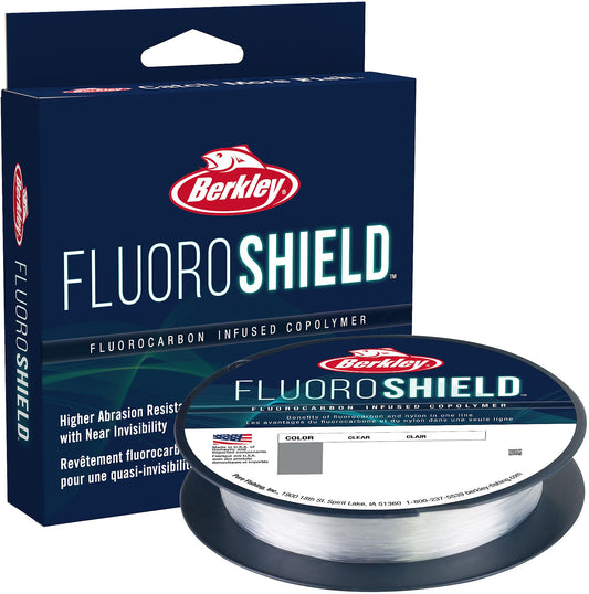 Berkley FluoroShield™, Clear, 6lb | 2.7kg, 300yd | 274m Fishing Line, Suitable for Freshwater Environments