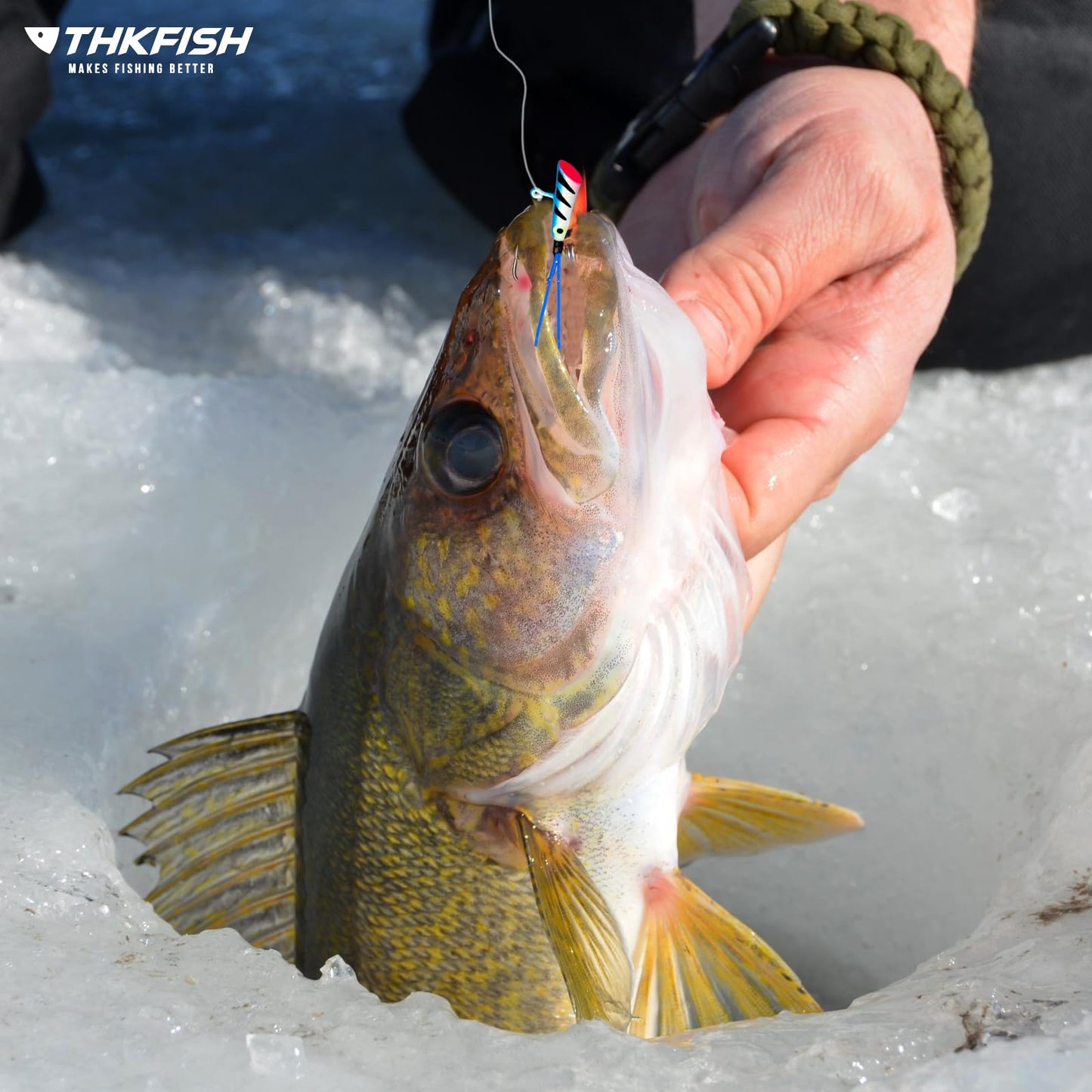 Ice Fishing Jigs, 20pcs Dancing Ice Fishing Jig Rubber Skirt Kit Winter Ice Fishing Lures Ice Fishing Lures and Jigs Walleye Ice Fishing Gear for Ice Jigging Panfish Crappie Panfish Pike, 4 Styles