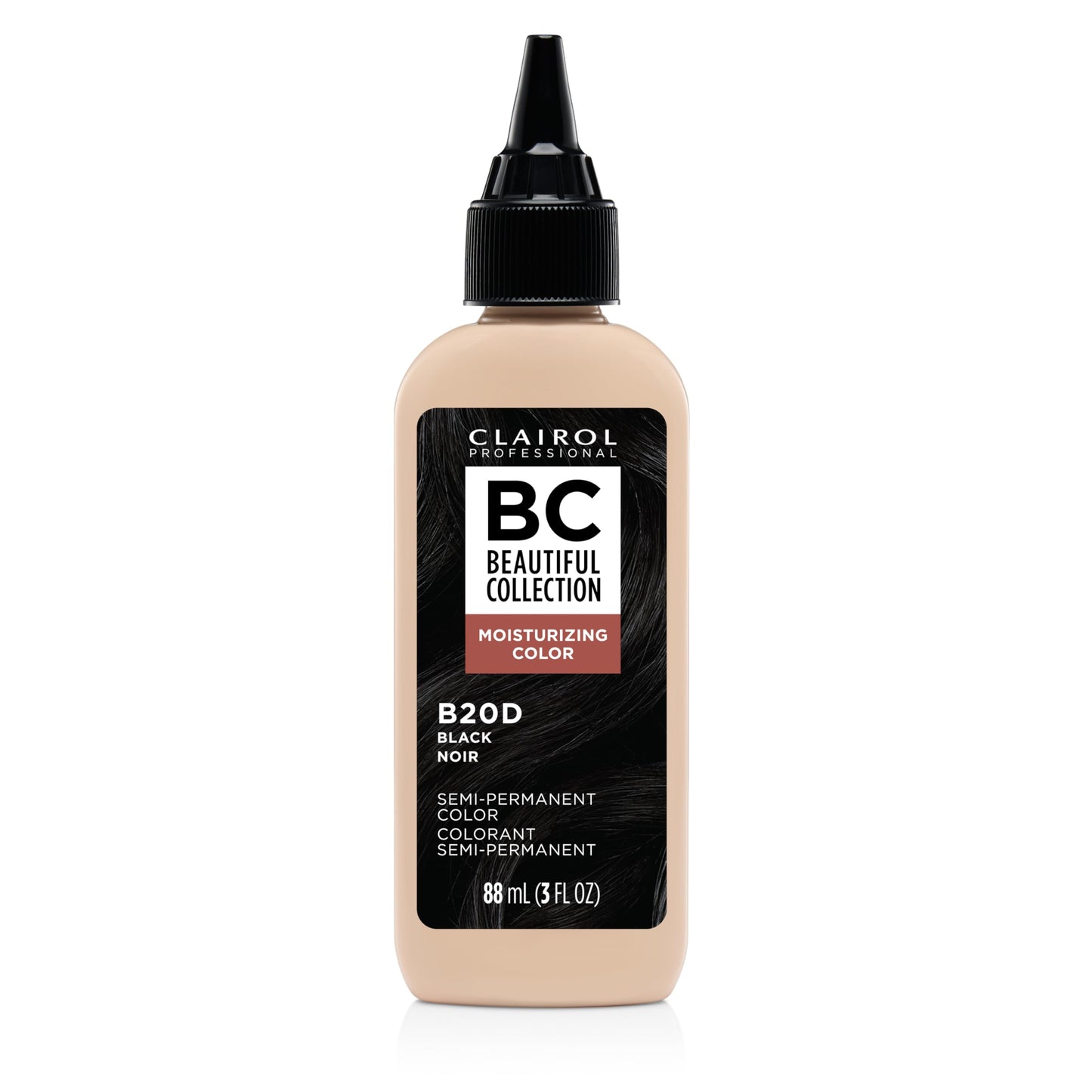 Clairol Professional Beautiful Collection Hair Color, 20D Black, 3 oz. - Packaging May Vary
