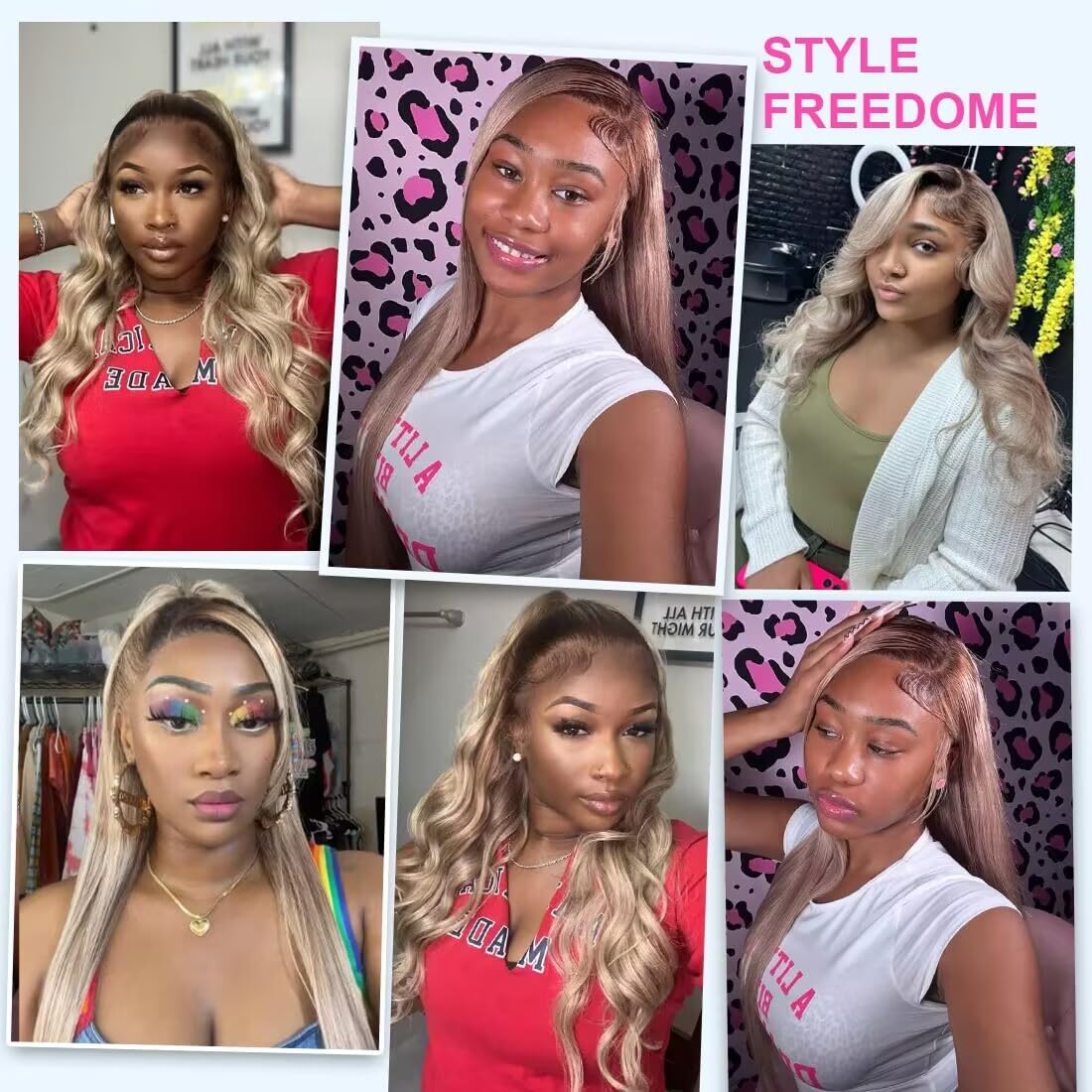 Ash Blonde Wig Human Hair 13x4 Transparent Lace Front Wigs Human Hair 200% Density Ash Blonde Straight Lace Front Wigs for Black Women Pre Plucked Dark Brown Roots Platinum HD Lace Frontal Wig 26 Inch