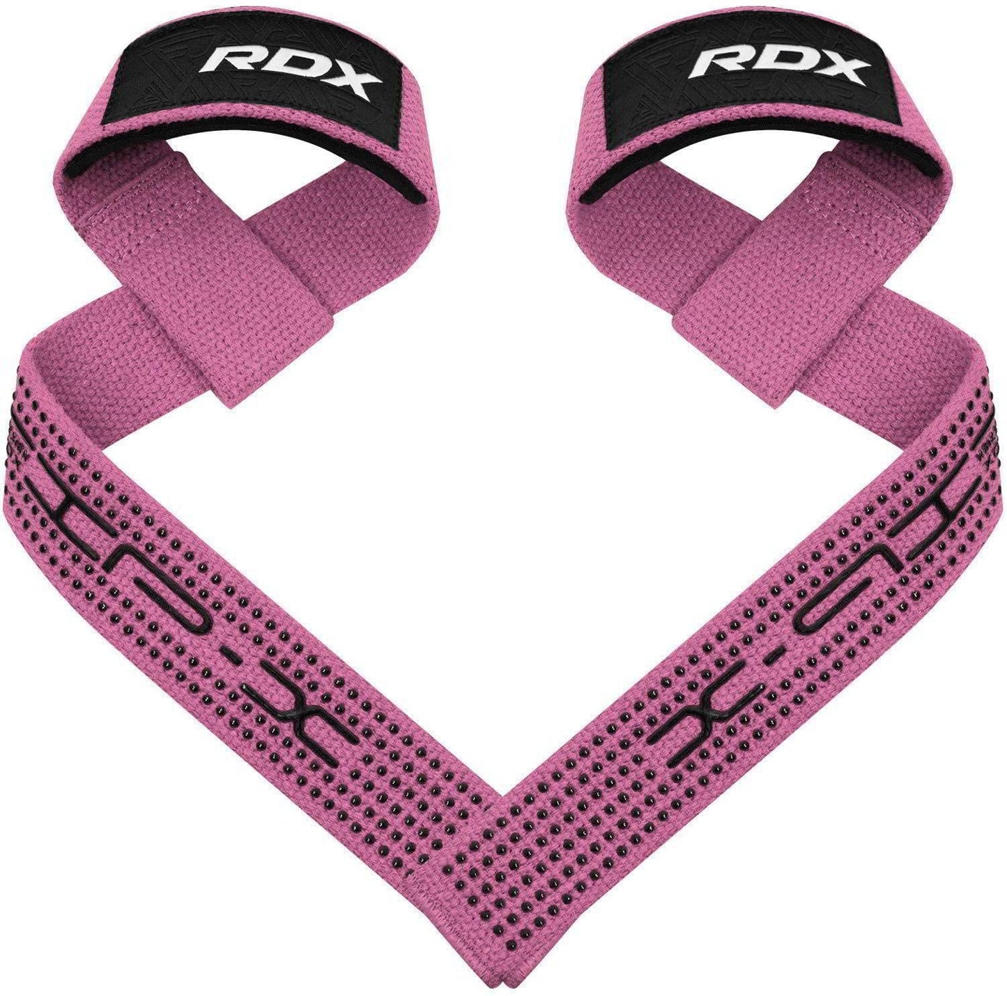 RDX Lifting Wrist Straps for Weightlifting, 5MM Neoprene Padded Anti Slip 60CM Hand Bar Support Grips, Strength Training Equipment Heavy Duty Workout Bodybuilding Powerlifting Gym Fitness, Men Women