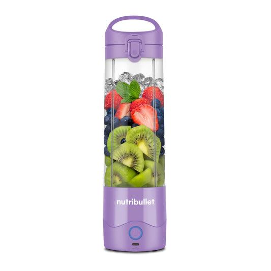 nutribullet Portable Blender, Cordless, 20oz Vessel, Personal Blender, USB-C Rechargeable, Light Purple, NBPB50100LP
