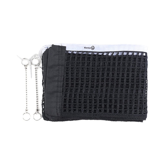 Sanung Table Tennis Net,C-Y2 Portable Table Tennis Thicken Mesh Net Impact Resistant Ping Pong Table Replacement Net for Any Standard SizeTable,Black