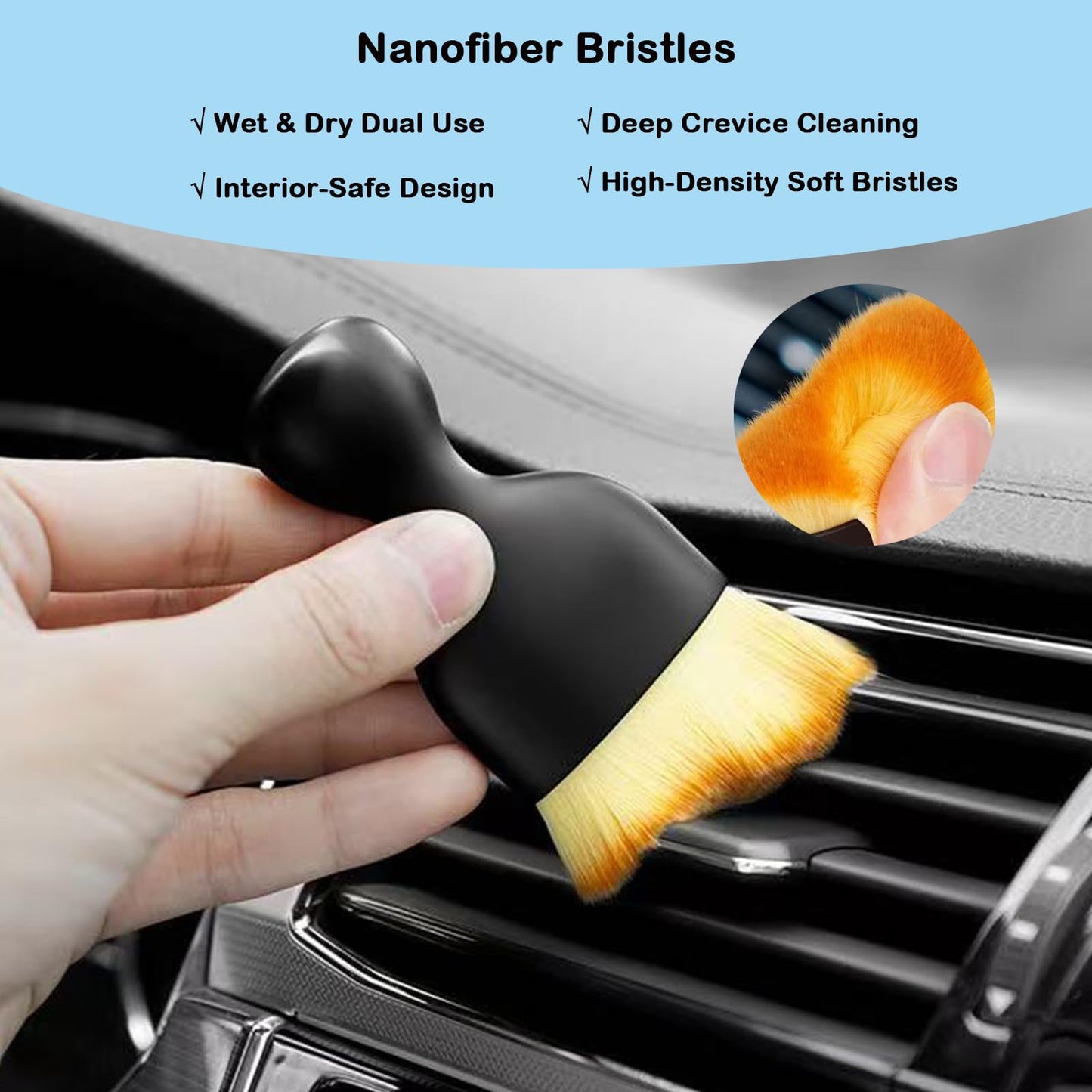 SURVART Car Cleaning Putty 4 Pack Cleaning Gel for Car Interior Reusable Vent Cleaner Kit Long-Lasting Keyboard Slime Cleaner Detailing Putty for Dust Removal (5.6oz/pcs)