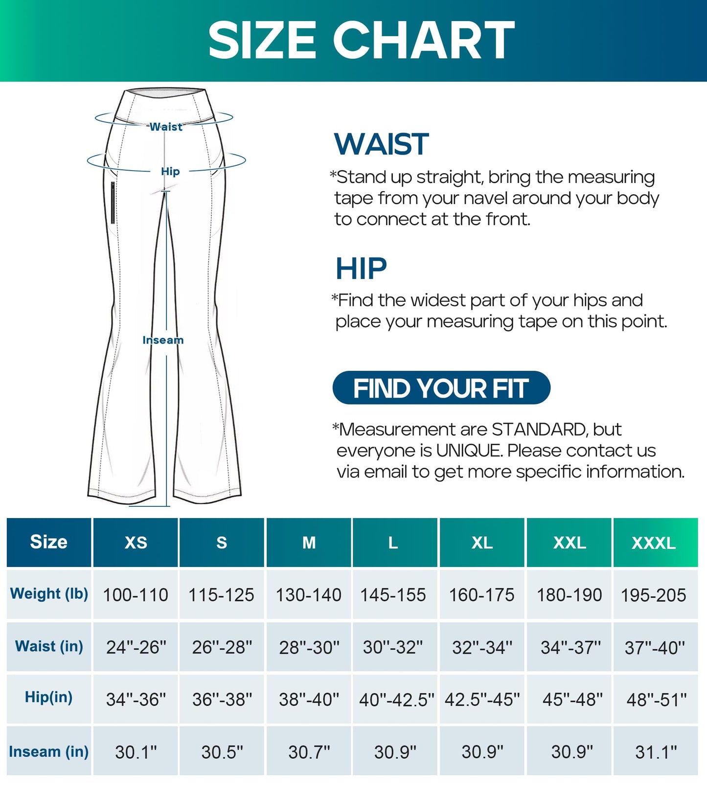 Ewedoos Fleece Lined Yoga Pants with Pockets Water Resistant Hiking Pants Women High Waist Flare Leggings Winter Warm Pants Grey