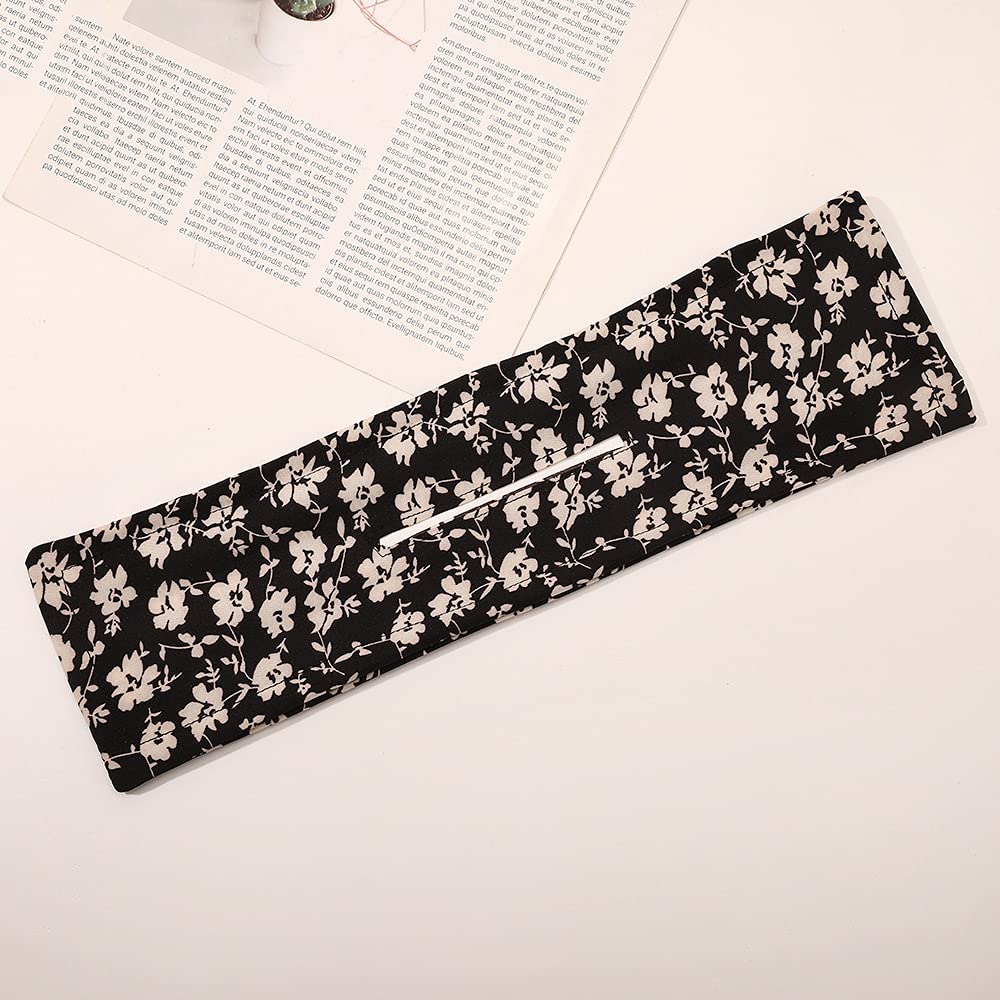 6Pcs French Twist Hair Accessories Set - Magic Donut Bun Makers, Hairstyle Shapers, Cloth Hair Clips, Reusable for Women (Leopard, Floral, Solid D)