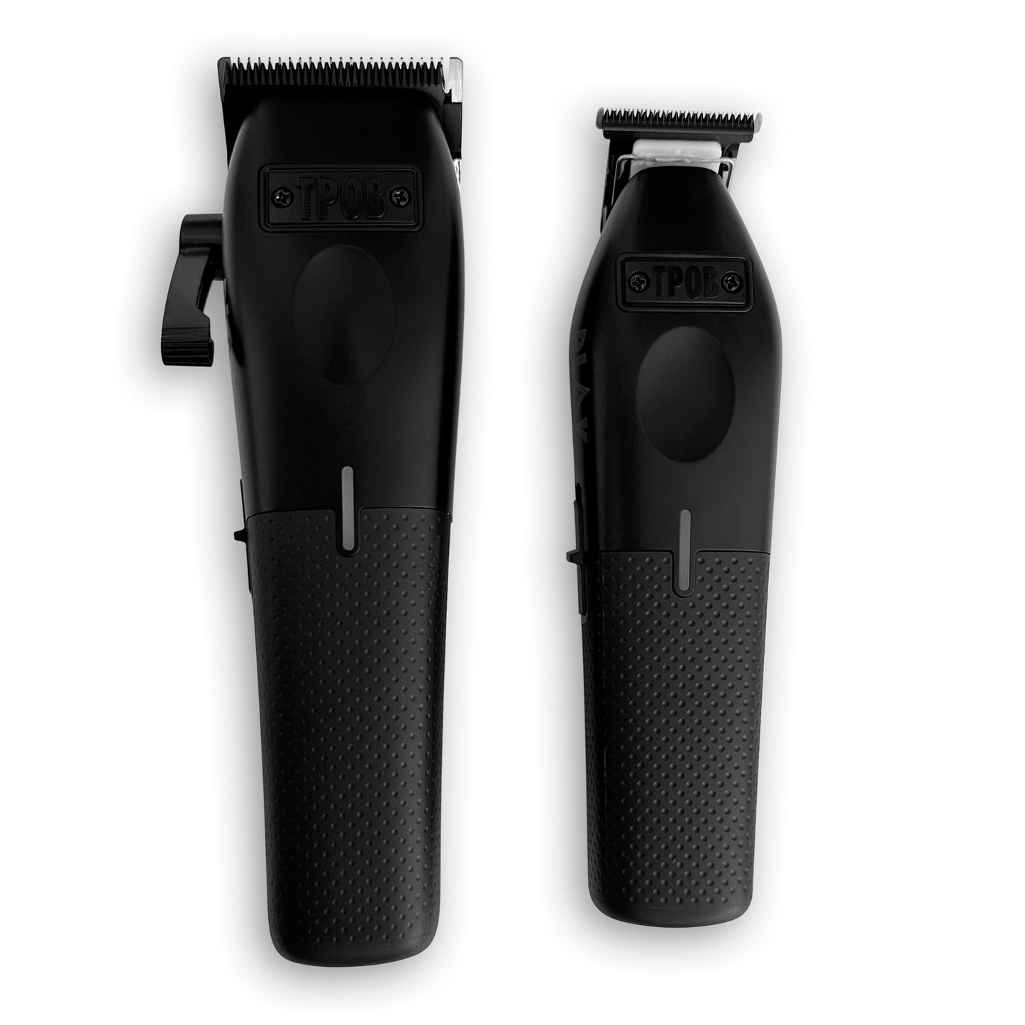 TPOB Play Barber Hair Clippers for Men 7500 RPM with Rubber Black Grips (Blackout Set)
