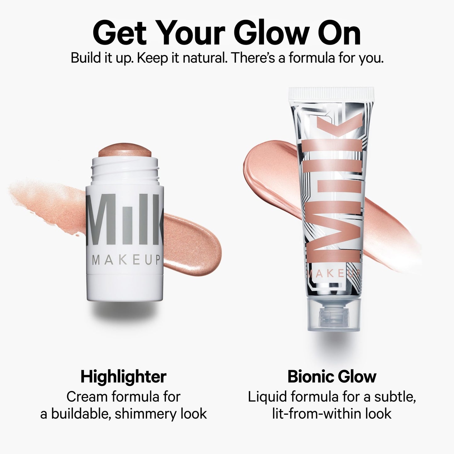 Milk Makeup Highlighter, Spark (Golden Copper) - 0.21 oz - Dewy Cream Highlighter Stick - Blendable & Buildable - 1,000 Swipes in Every Stick - All Skin Types - Vegan, Talc Free & Cruelty Free