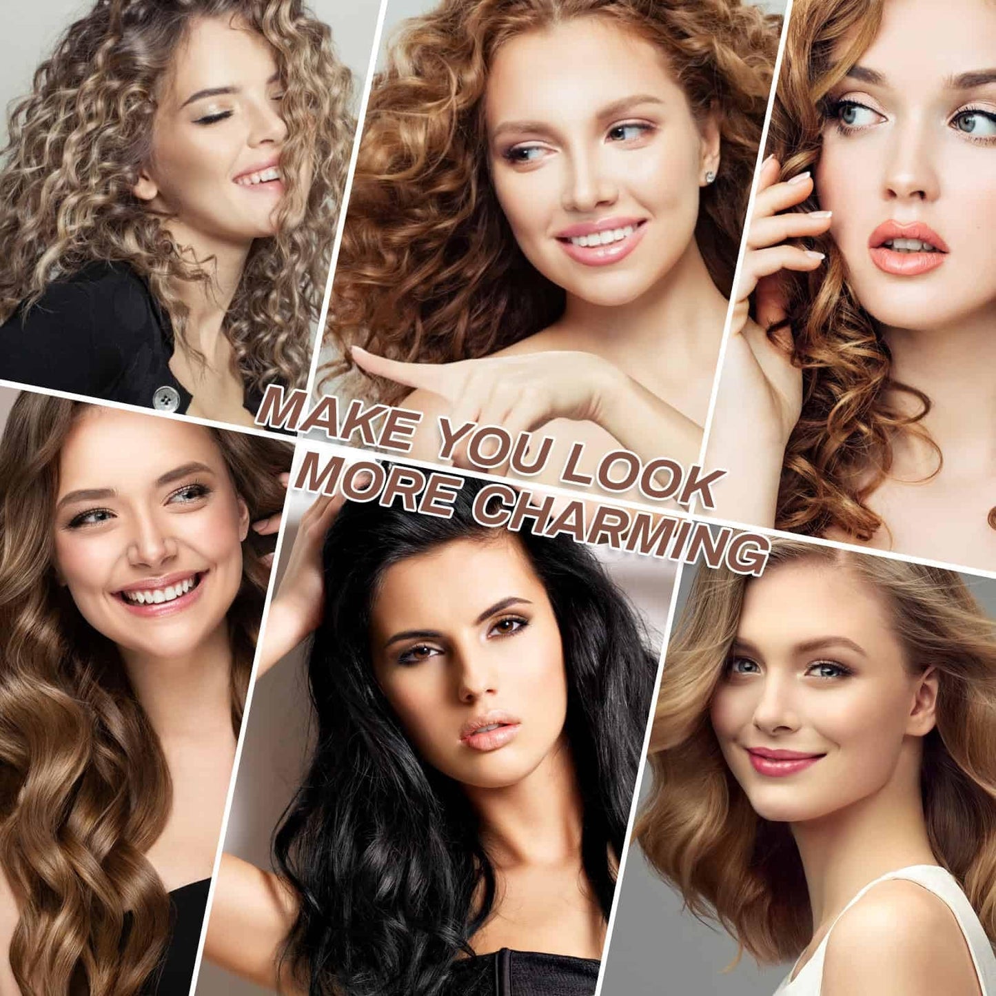 Large Hair Rollers Set - 24 Pieces with 12 Jumbo Rollers and 12 Clips for Long Thick Hair Volume (Black)