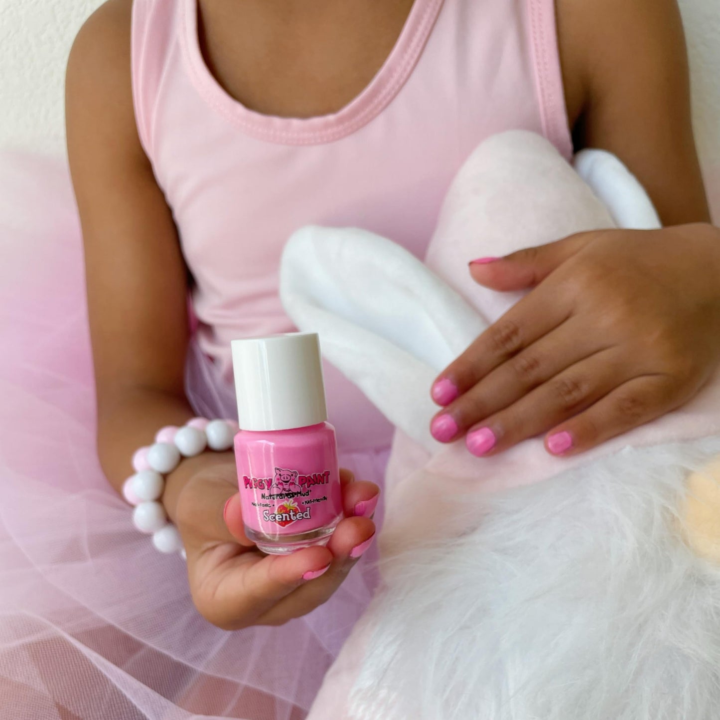 PIGGY PAINT Scented 100% Non-toxic Girls Nail Polish - Safe, Chemical Free Low Odor for Kids, 4 Pack Kit (Scented Silly Unicorns)