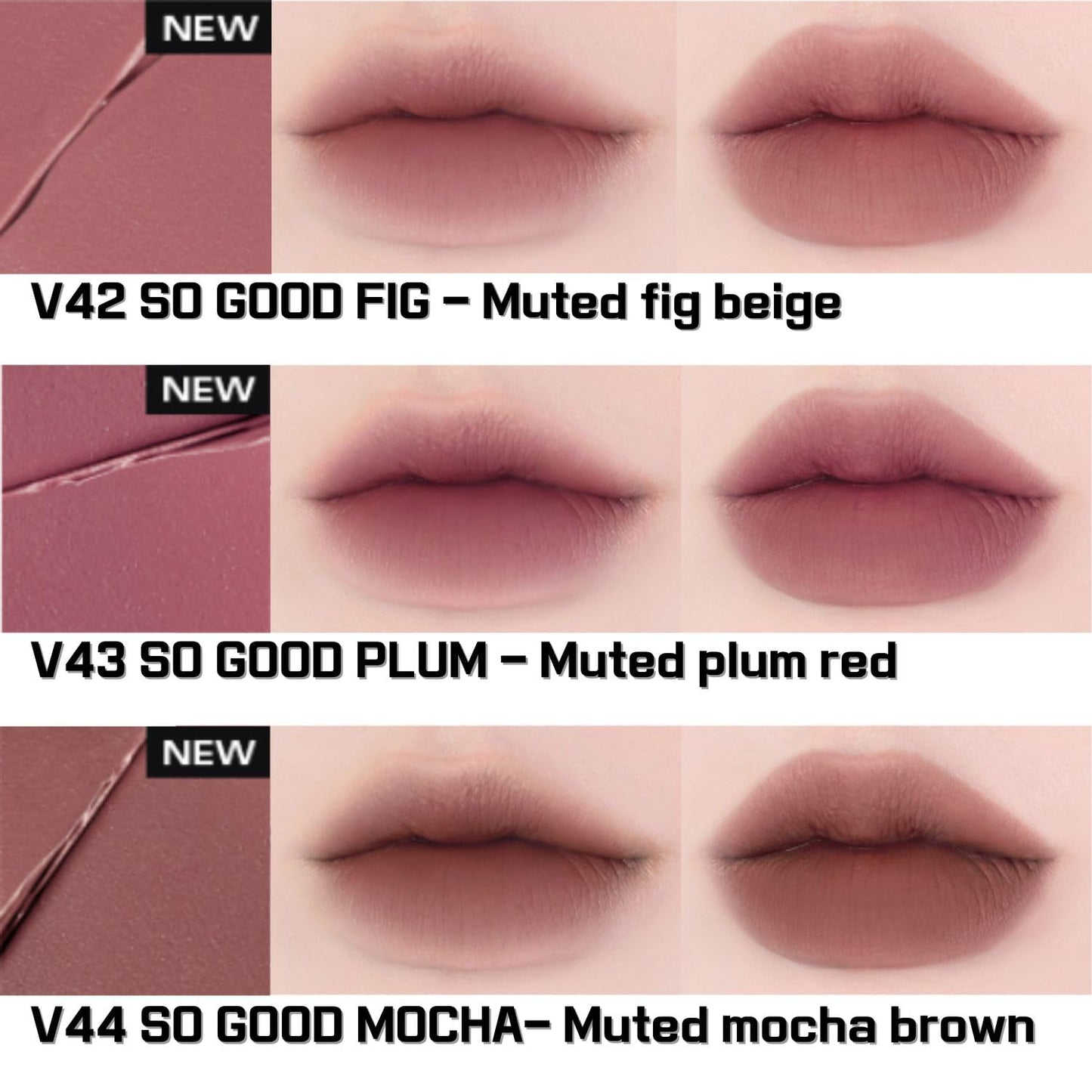 BBIA Last Velvet Tint - Soft & Creamy Matte Finish Lip Stain, Blur Effect with Velvety Texture, Long-Lasting, High Pigment, Lightweight, Non-Drying, Vegan, Korean Lip Makeup (V44 SO GOOD MOCHA)