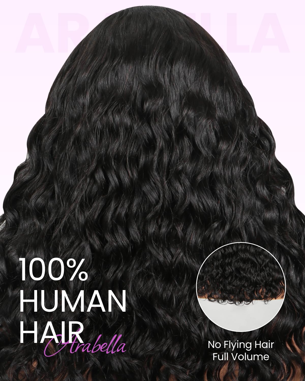 Arabella 5x6 Ready to Go Glueless Wigs Human Hair 230% Density Lace Front Wigs 12A Human Hair Pre Cut Lace Pre Plucked Bleached Knots Ocean Wave Wig Human hair (16inch, 5x6 Ocean Wave Wig)