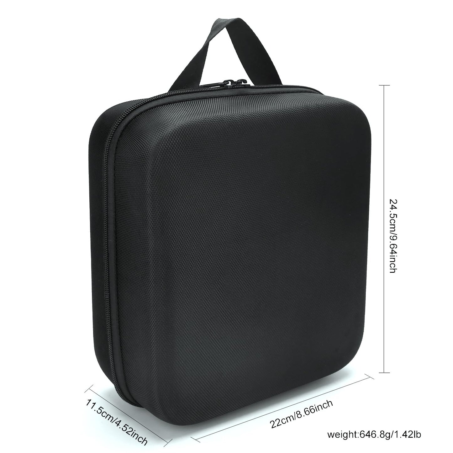 ZIBARBER Barber Carrying Case,Barber Case, Stylist Tool Box Professional Salon Hair Cutting Grooming Kit Storage Organizer for Clippers, Scissors, Barber Supplies (Small)