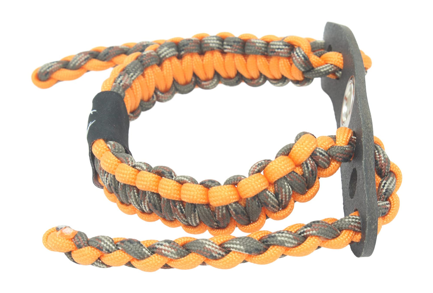 Ten Point Gear Realtree® Paracord Archery Bow Wrist Sling - 100% Full Grain Leather 550 Paracord (Blaze Camo)