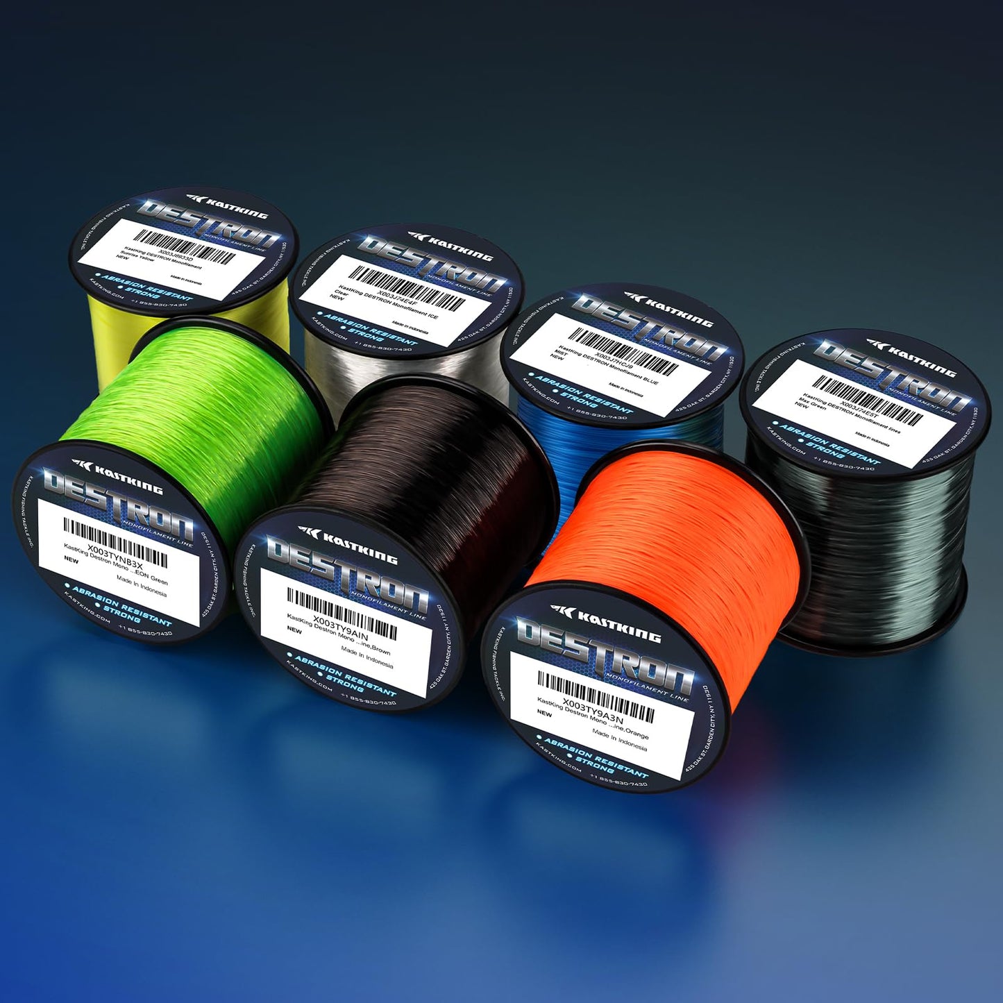 KastKing Destron Mono Fishing Line Max Green 8 LB,3191YDS