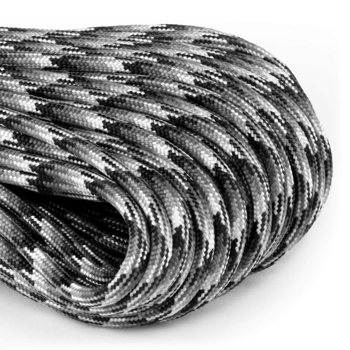 Atwood Rope MFG 550 Paracord 100 Feet 7-Strand Core Nylon Parachute Cord Outside Survival Gear Made in USA | Lanyards, Bracelets, Handle Wraps, Keychain (Urban)