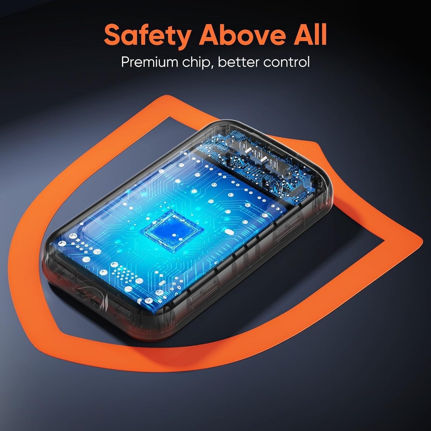 AI Hand Warmers Rechargeable, Reusable Portable Electric Hand Warmer, Fast Intelligent Heating in 1 Second, Gifts for Christmas, Outdoor, Golf, Hunting, Camping Accessories Black 2Pack