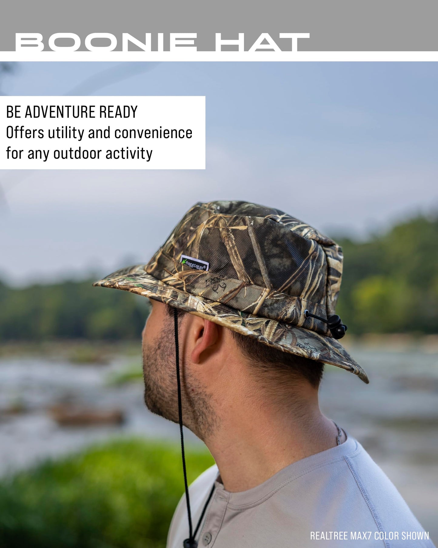 FROGG TOGGS Boonie Hat - Fishing hat offers waterproof, breathable, sun protection