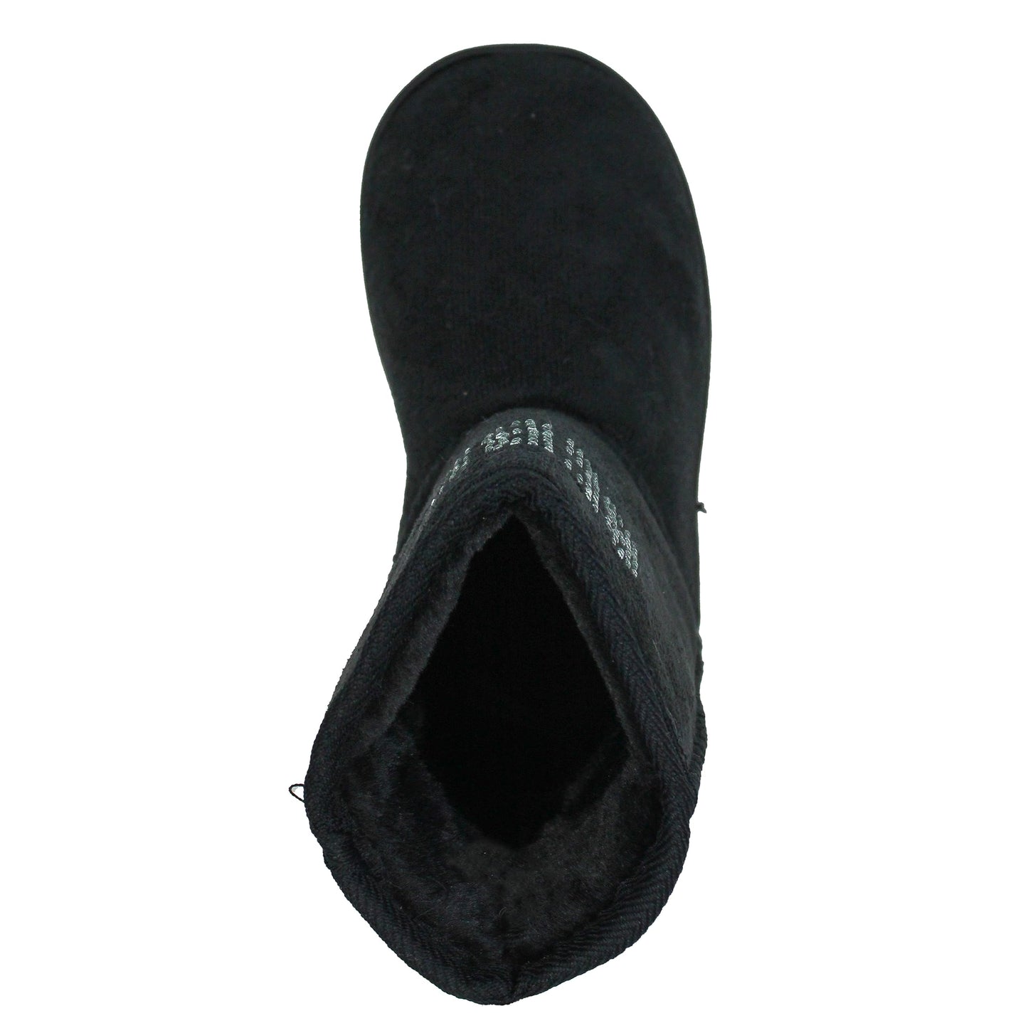 bebe Girl's Winter Boots Cozy Ankle Kids Boots - Kids' Fuzzy Boots Warm Boots For Girls, Winter Shoes for Kids (Toddler/Little Kid/Big Kid), Black 2, 3