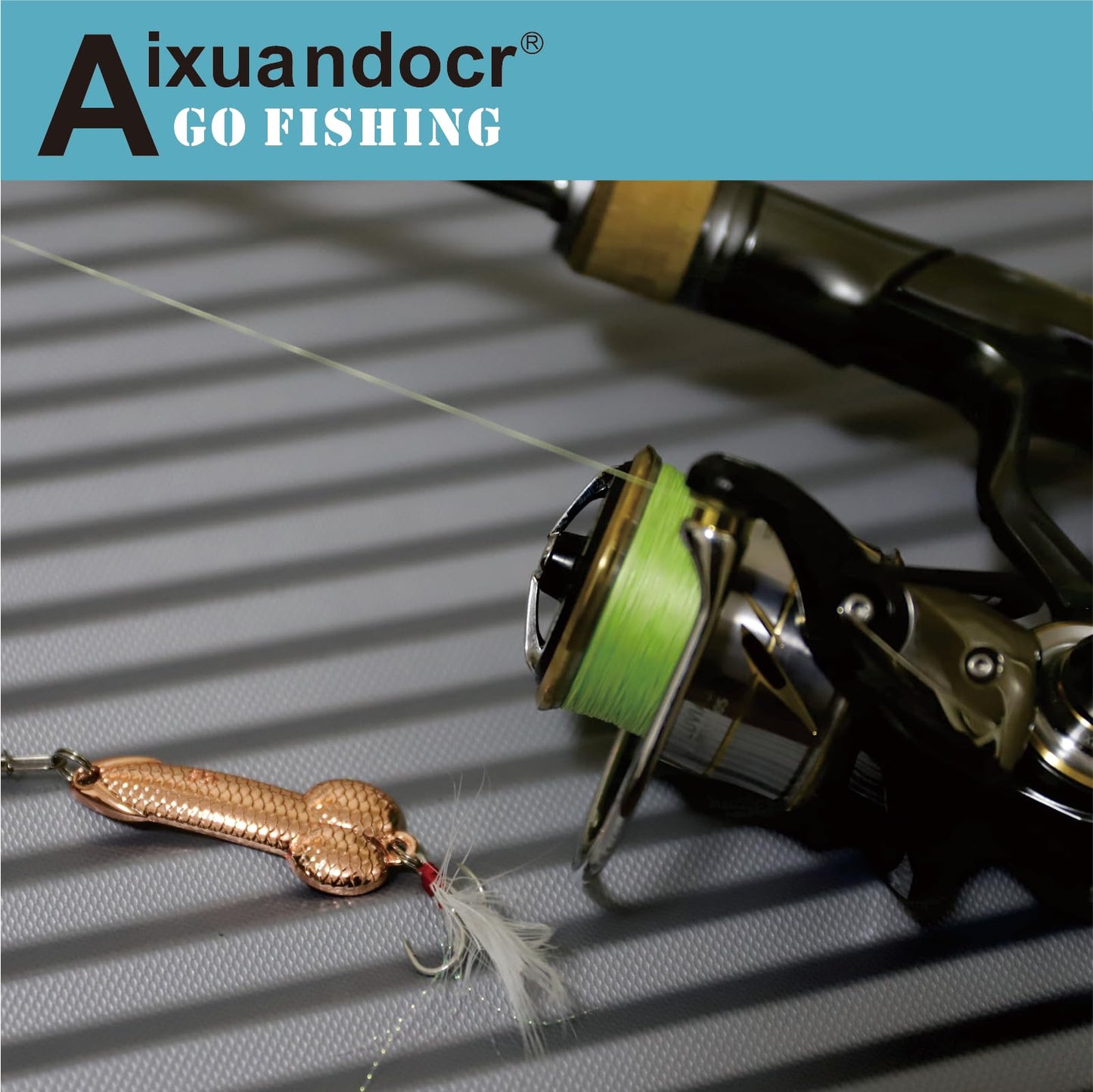 Bass Fishing Lure, Fishing Spoons, Topwater Fishing Lures with Trebles Hooks, Trout Fishing Lures, Fishing Tackle for Freshwater and Saltwater