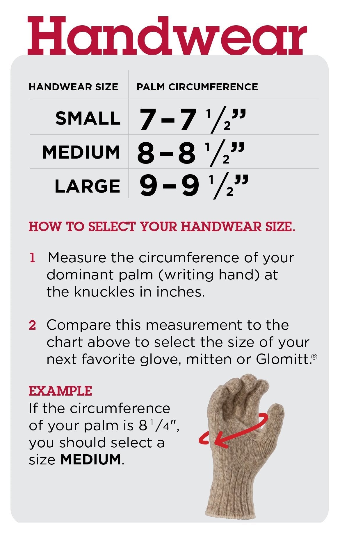 FoxRiver Fox River Men's Mid Weight Ragg Glove, Brown Tweed, Large