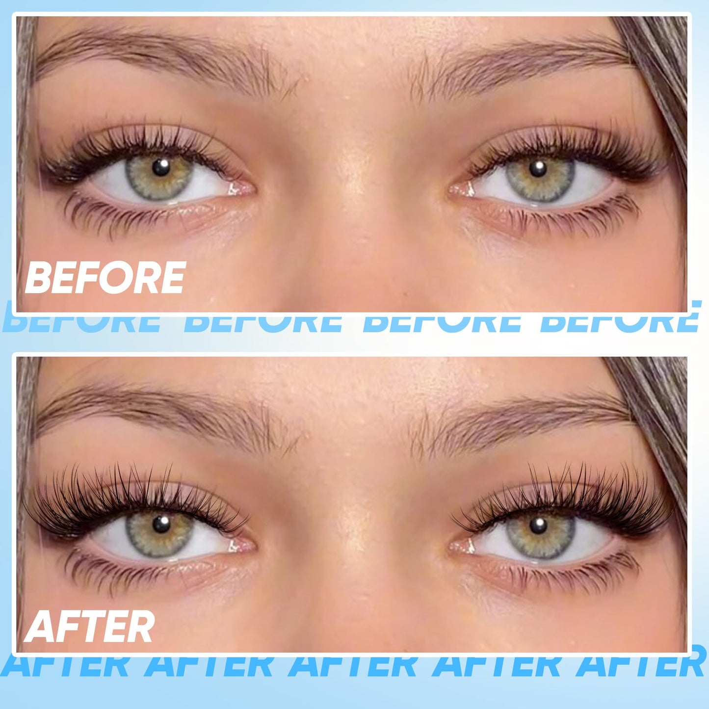 TNFVLONEINS Lash Clusters Kit Natural Lash Extension Kit Wispy Eyelash Clusters C Curl Eyelash Extension Kit Short Individual Lashes Clusters Eyelash Extensions Kit Waterproof Individual Lashes Kit