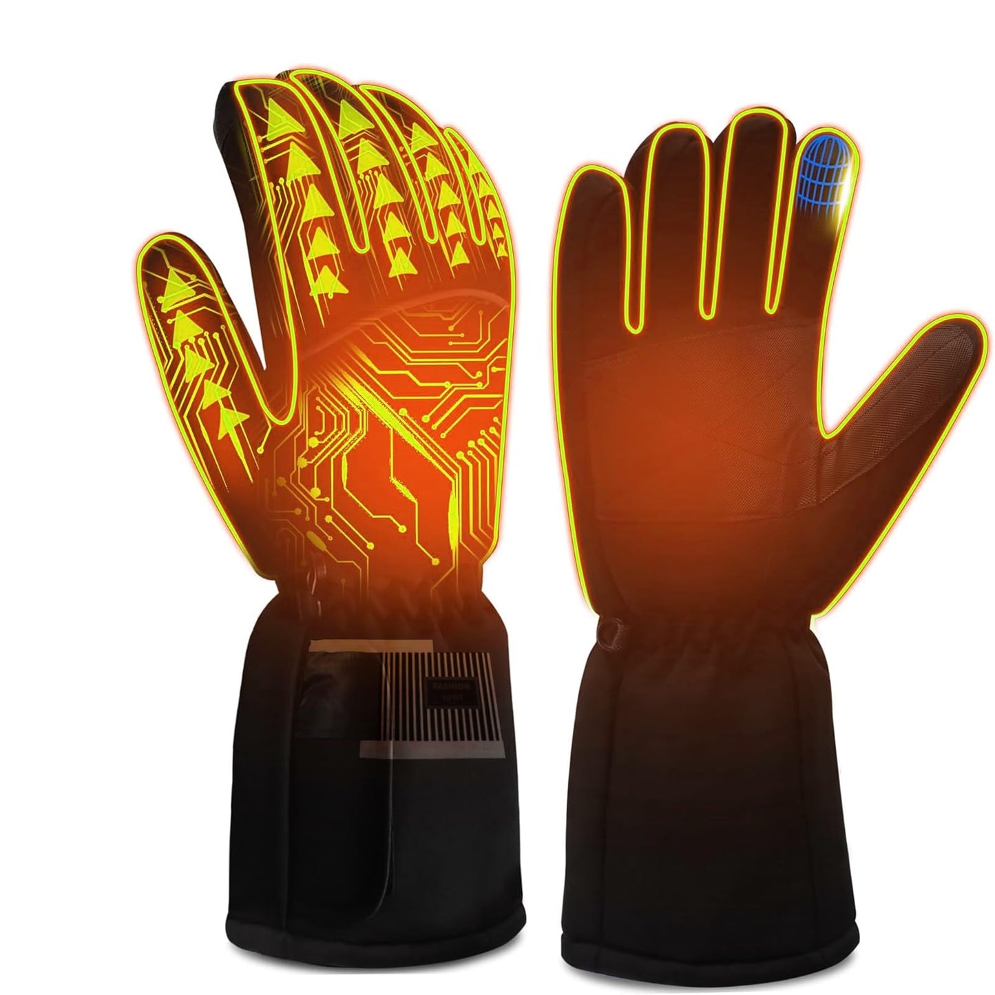 Winter Gloves,Full Touchscreen Waterproof Ski Winter Gloves for Outdoor Skiing Hunting Hiking Camping (L)