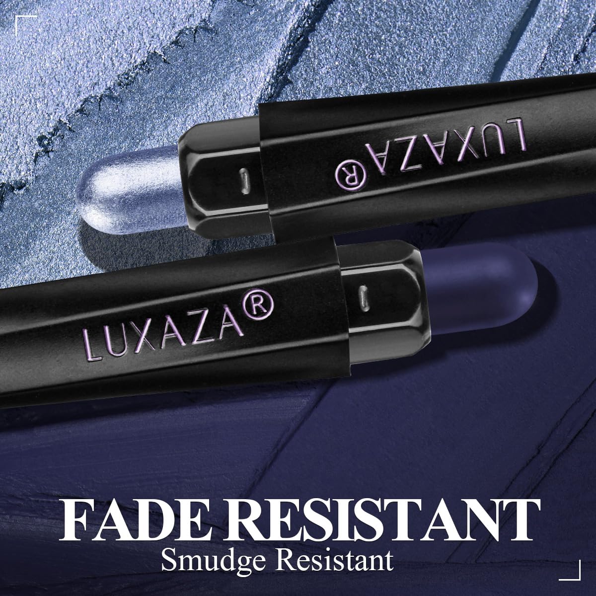 LUXAZA PRO Neutral Eyeshadow Stick Makeup Set, Metallic Shimmer Matte Cream Eye Shadow Eyeliner Brightener Pencil Crayon - Classic 6PCS A010