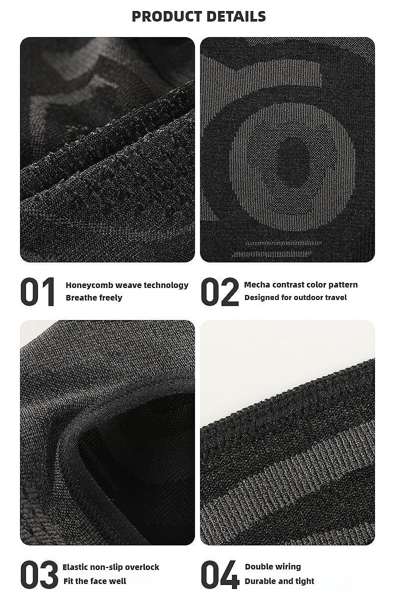 Ski Mask, Balaclava Winter Full Face Mask Thermal Warmer Windproof Breathable Gear -Skiing, Snowboarding, Moto Riding (Medium Style)