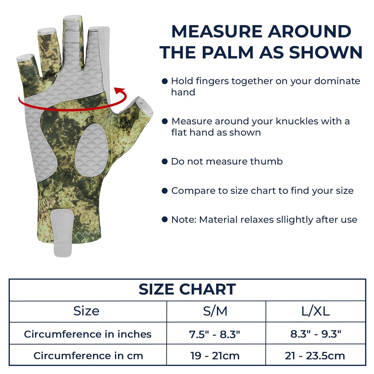 KastKing La Sal Fishing Gloves UPF50+ Sun Gloves UV Protection Fingerless Gloves Men Women for Outdoor, Kayaking, Rowing, Paddling, Canoeing, Hunting