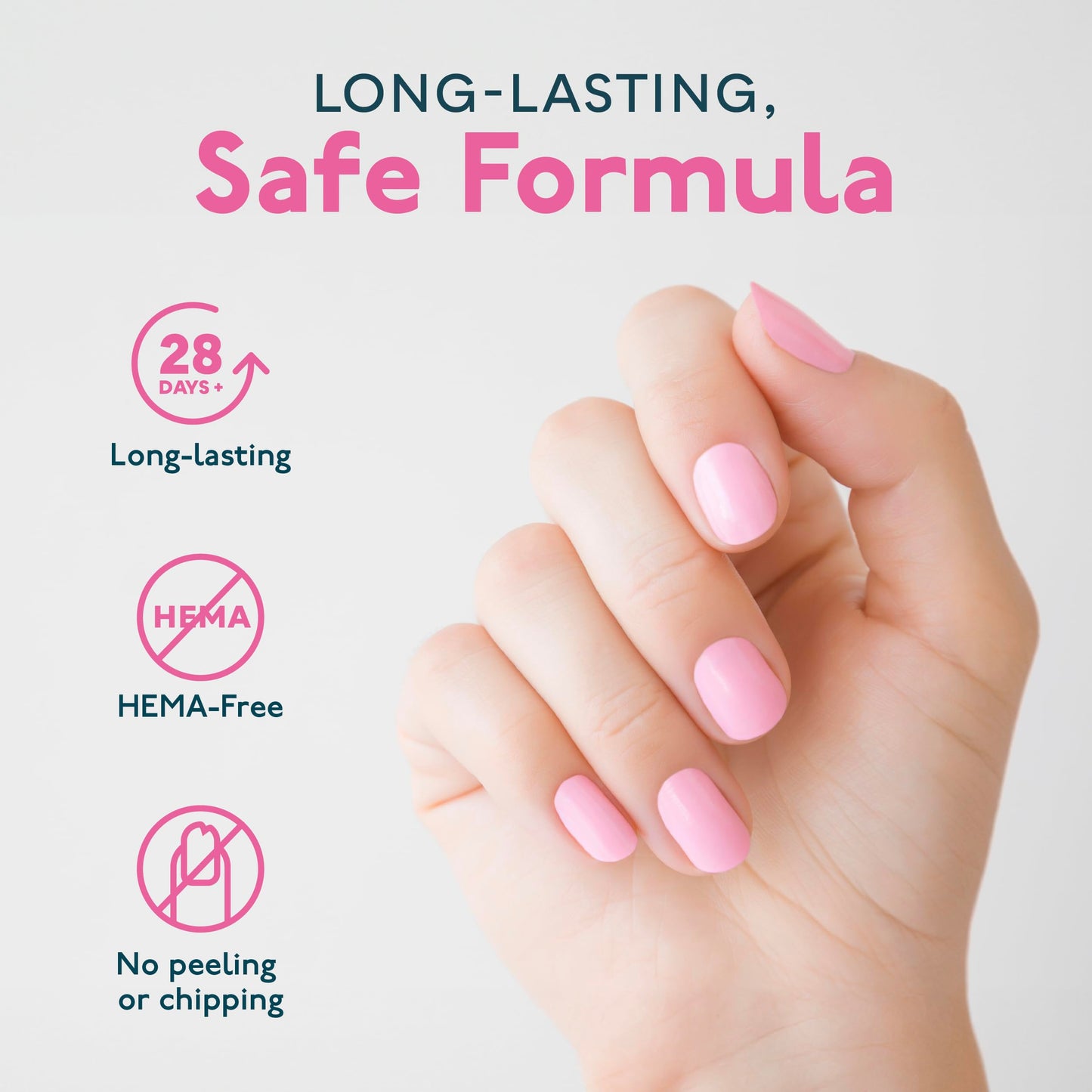 SUNUV 15ml Gel Top Coat and Base Coat Set, Gel Nail Polish Kit 2 Pack, Hema Free Art Manicure UV Nail Lamp No Wipe High Gloss Gifts for Women